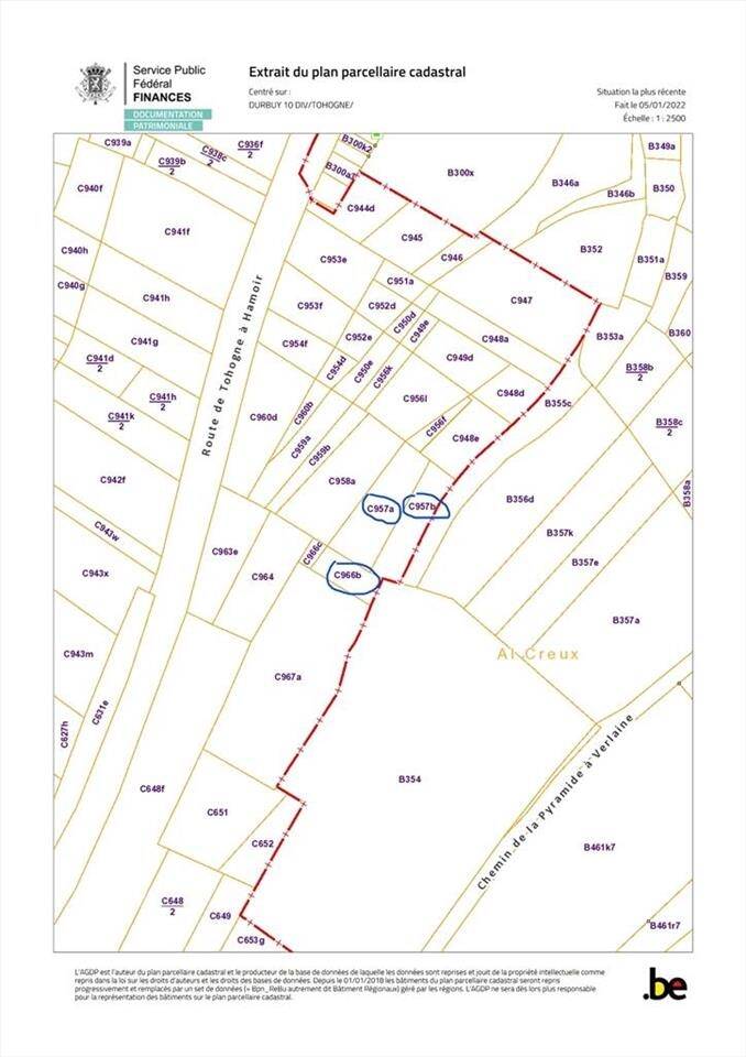 Terrain à vendre à Tohogne 6941 18000.00€  chambres m² - annonce 48782