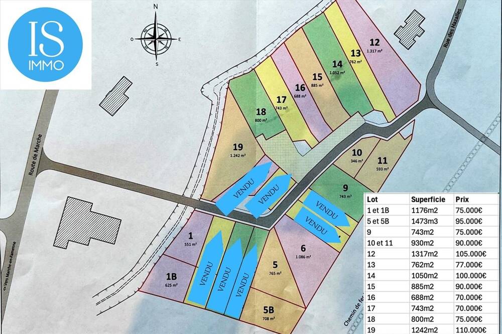 Terrain à bâtir à vendre à Durbuy 6940 70000.00€  chambres m² - annonce 282990